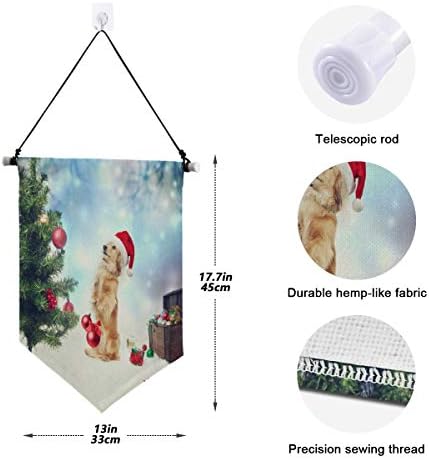 Bolaz Dachshund Köpek Dekorasyon Noel Ağacı Işareti Sundurma Dekor, noel dekoru Afiş Kapı Askıları Ön Kapı Açık Asılı Ev Daire