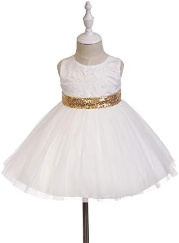 Weileenice Kızlar Çocuklar Tül Çiçek Elbise Bebek Kız Prenses Noel Pageant Doğum Günü Partisi Elbiseleri